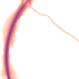 Night-time road noise heatmap for SG12 0DP