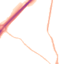 Night-time road noise heatmap for SG12 0DQ