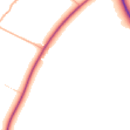 Daytime road noise heatmap for SG12 0EY