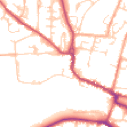Daytime road noise heatmap for SG12 0GF