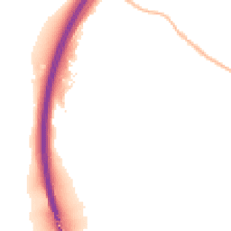 Night-time road noise heatmap for SG12 0GG