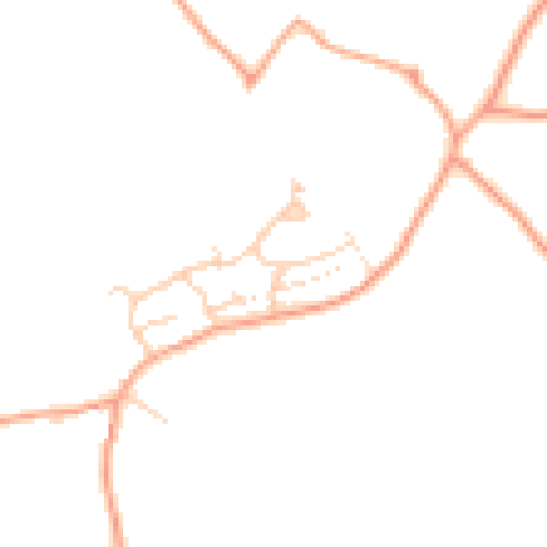 Daytime road noise heatmap for SG12 0NF