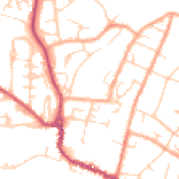 Daytime road noise heatmap for SG12 0PX