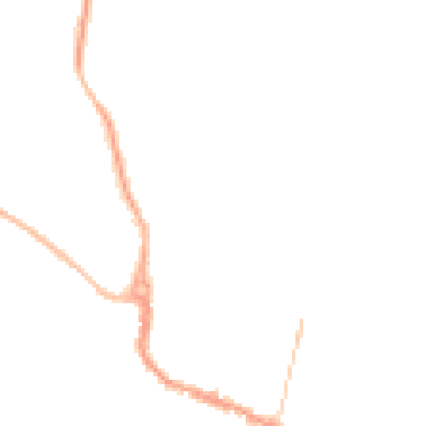 Night-time road noise heatmap for SG12 0PX