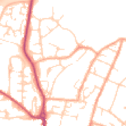Daytime road noise heatmap for SG12 0QE