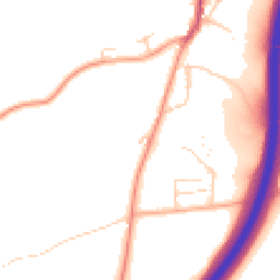 Daytime road noise heatmap for SG12 0RA