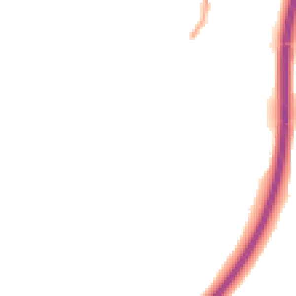 Night-time road noise heatmap for SG12 0SU