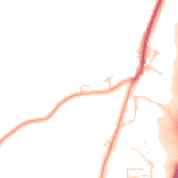 Daytime road noise heatmap for SG12 0TG