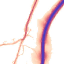 Daytime road noise heatmap for SG12 0TU