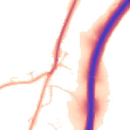 Daytime road noise heatmap for SG12 0TX