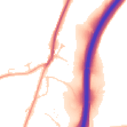 Daytime road noise heatmap for SG12 0TY