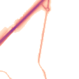 Night-time road noise heatmap for SG12 0XX