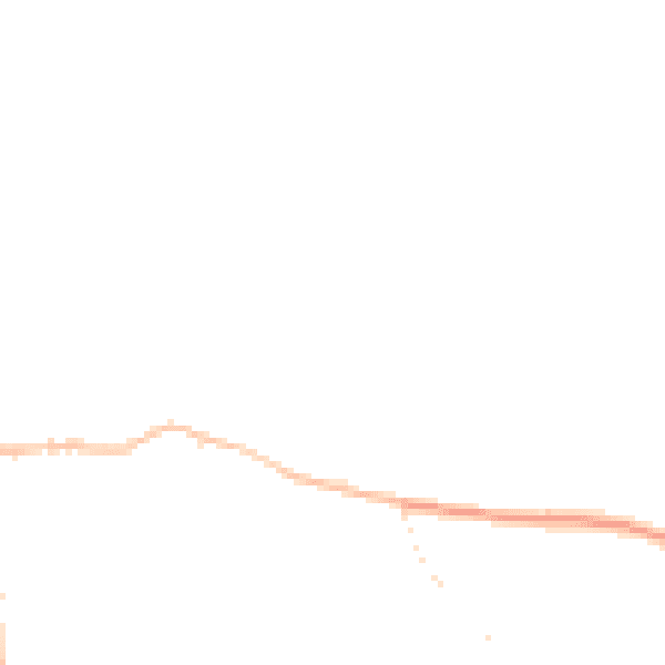 Night-time road noise heatmap for SG12 7ET