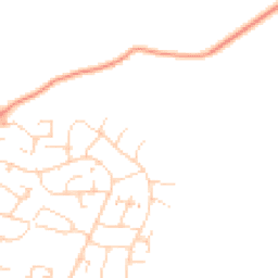 Daytime road noise heatmap for SG12 7JD