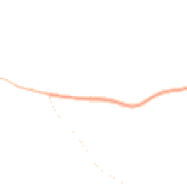 Night-time road noise heatmap for SG12 7QE