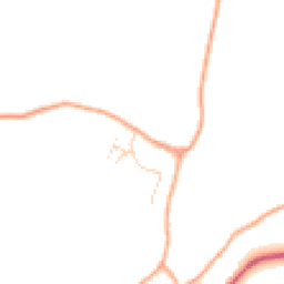 Daytime road noise heatmap for SG12 7RY