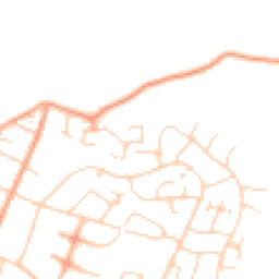 Daytime road noise heatmap for SG12 7SG