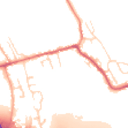 Daytime road noise heatmap for SG12 8AF