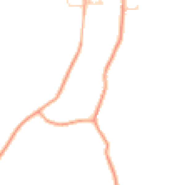 Daytime road noise heatmap for SG12 8AN