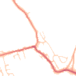 Daytime road noise heatmap for SG12 8BU