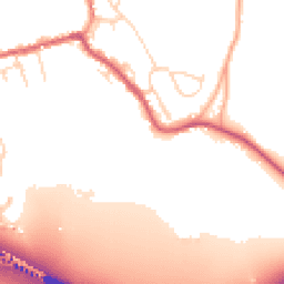 Daytime road noise heatmap for SG12 8EX