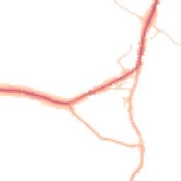 Daytime road noise heatmap for SG12 8FD