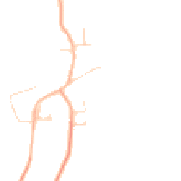 Daytime road noise heatmap for SG12 8FL