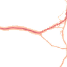 Daytime road noise heatmap for SG12 8FQ