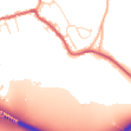 Daytime road noise heatmap for SG12 8HP