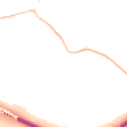 Night-time road noise heatmap for SG12 8HP