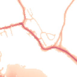 Daytime road noise heatmap for SG12 8JA