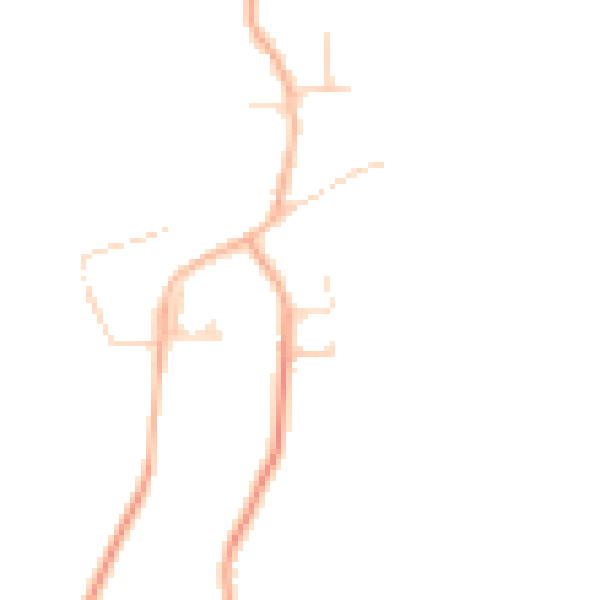 Daytime road noise heatmap for SG12 8PB