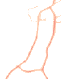 Daytime road noise heatmap for SG12 8QB