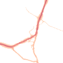 Daytime road noise heatmap for SG12 8RD