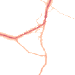 Daytime road noise heatmap for SG12 8SF