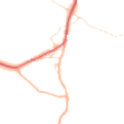 Daytime road noise heatmap for SG12 8SG