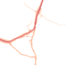 Daytime road noise heatmap for SG12 8SJ