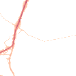 Daytime road noise heatmap for SG12 8TJ