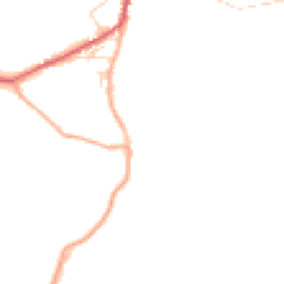Daytime road noise heatmap for SG12 8UA