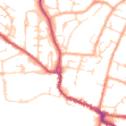 Daytime road noise heatmap for SG12 9BH
