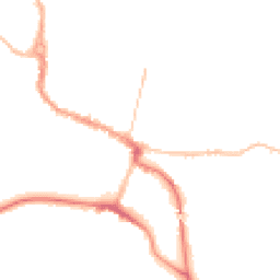 Night-time road noise heatmap for SG12 9BX