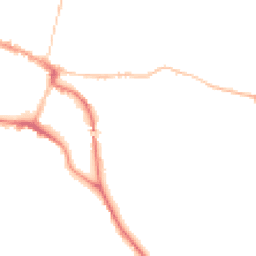 Night-time road noise heatmap for SG12 9FE