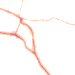 Night-time road noise heatmap for SG12 9FN