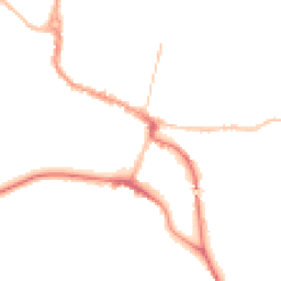Night-time road noise heatmap for SG12 9FW