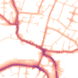 Daytime road noise heatmap for SG12 9HL