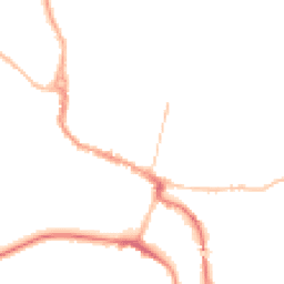 Night-time road noise heatmap for SG12 9HL