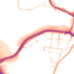 Daytime road noise heatmap for SG12 9JX