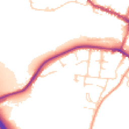 Daytime road noise heatmap for SG12 9LA