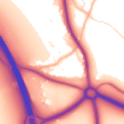 Daytime road noise heatmap for SG12 9RL