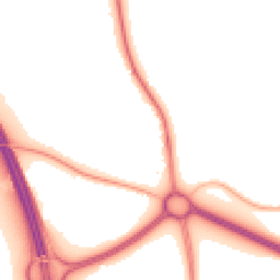 Night-time road noise heatmap for SG12 9RW